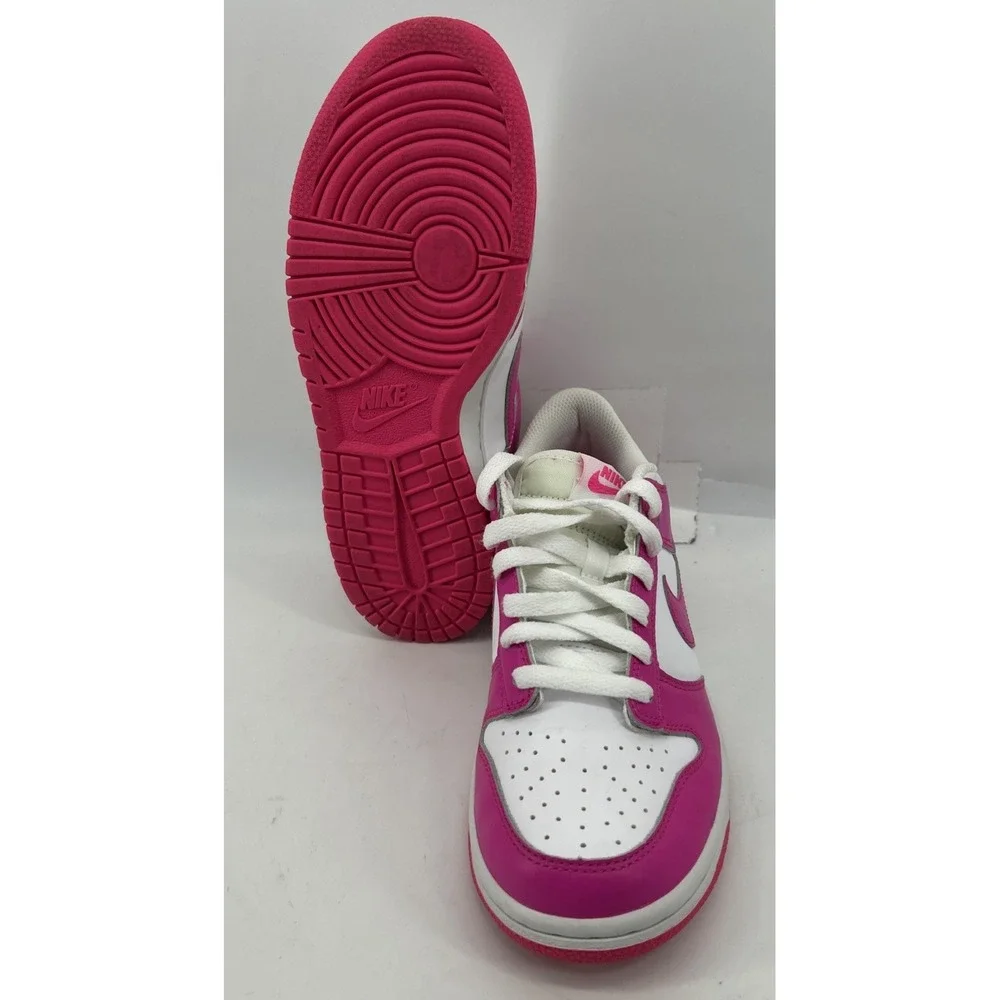 Nike Dunk Low Laser Fuchsia Pink GS FB9109-102 Boys Size 6.5Y New